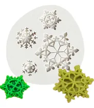 Comprar Molde De Silicón Copo De Nieve Pastelería Repostería Cupcake