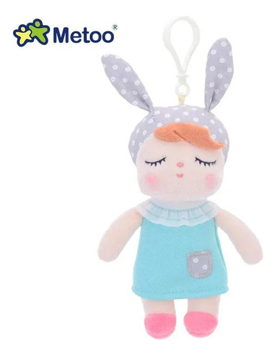 Colgante De Felpa Gris De Ensueño Metoo Mini Angela Charm, P