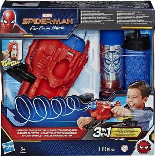 Avengers Spiderman Lanza Telarañas Ciclónico Marvel