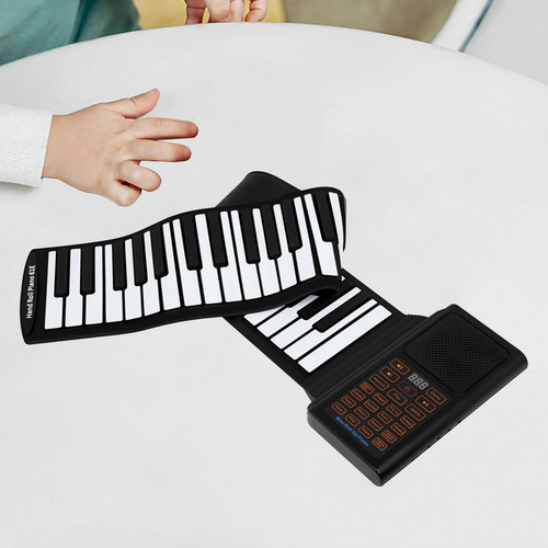 Teclado De Piano Enrollable De 61 Teclas, Teclado De Piano