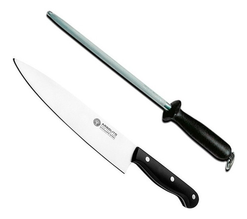 Cuchillo Chef 20cm Boker Arbolito + Chaira Boker Arbolito