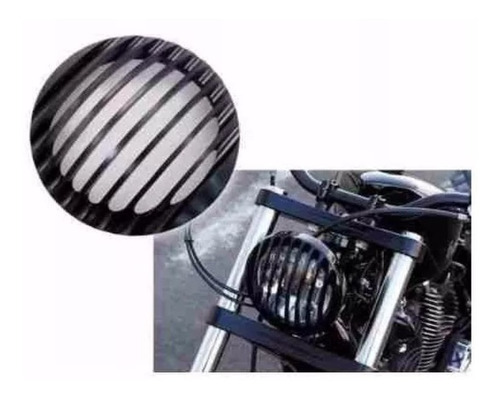 Grade Tipo Grelha P/ Farol Da Harley Davidson Sportster 883,