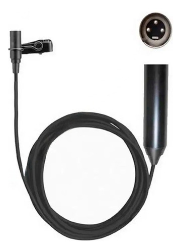 Microfone De Lapela Com Conector Xlr 5 Metros For Sony 