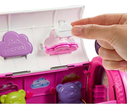Barbie Extra Minis Fly Jet Con Acsesorios (hpf72)