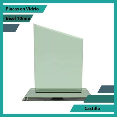 Placas En Vidrio Forma Castillo