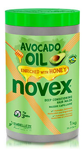 Mascarilla Capilar Novex Avocado & Honey - 1kg/35oz