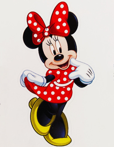 X10 Calcomanías Vinilo Mickey Mouse Minie Pantera Rosa 10cm