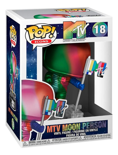 Funko Pop! Ad Icons - Mtv Moon Person (rainbow)