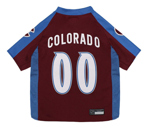 Camiseta Nhl Colorado Avalanche Para Mascotas - Talla Peque