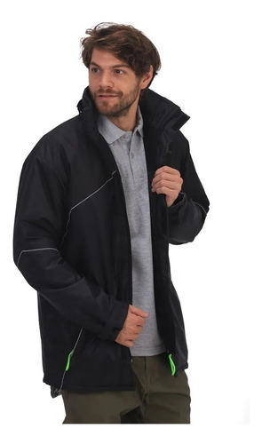 Campera Invierno Hombre Termica Impermeable Moto Abrigada 