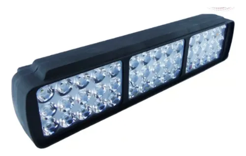 Neblinero De 45 Led Para Auto O Moto Barra De 3 Placas A 12