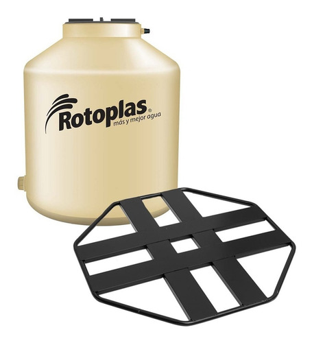 Rotoplas Tanque Agua 1100 Lts Tricapa Completo Base Rotoplas