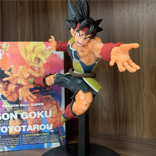 Son Goku Toyotarou / Bardock Bandana Con Caja 18 Cms