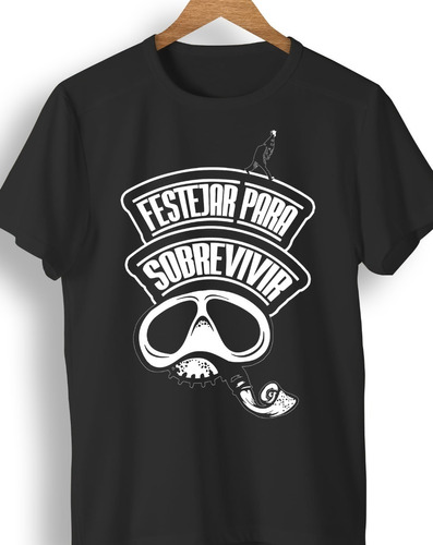 Remera La Vela Puerca Festejar Para Sobrevivir Memoestampado