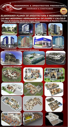 Imagen 3 de 10 de Planos Proyectos Arquitecto Ingeniero Presupuestos Remodelac