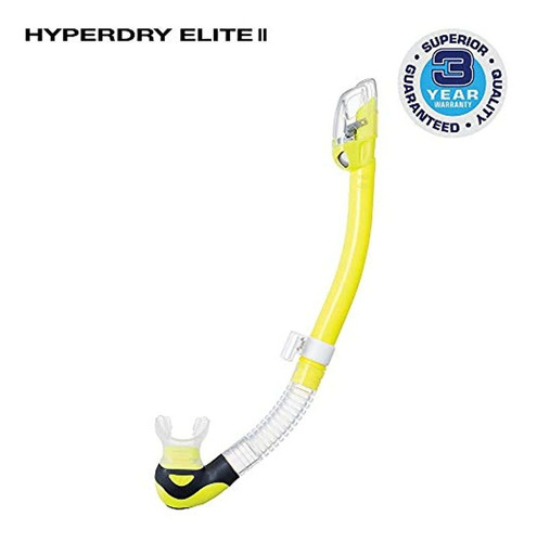 Tusa Hyperdry Elite Ii Dry Parte Superior Snorkel