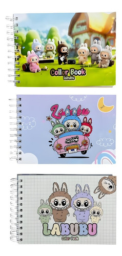 Livro De Desenho Labubu Para Colorir Com Capa Dura Edição Especial