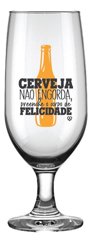 Taça De Cerveja Divertida Taça Floripa Com Frases Engraçadas Cor Translúcido
