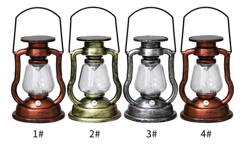 Lámpara De Aceite Colgante Con Luz Solar En Forma De Vela En
