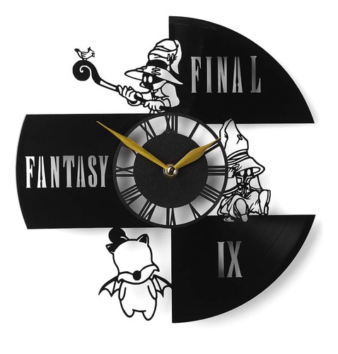 Aroundthetime - Final Fantasy 9 Clock - Reloj De Pared Co