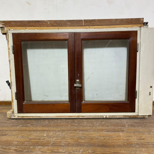 Ventana Doble Hoja En Cedro - Cod: 6696 Marrón (Usado)
