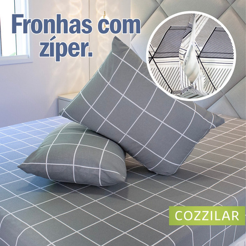 2 Fronhas Avulsas 150 Fios Algodão Percal Luxo Macio Hotel