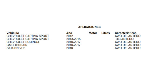 Base Amortiguador Delantero Captiva Sport 2012-2015