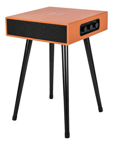Bocina Bluetooth Rombica Mesa Multifuncional Altavoz Marrón