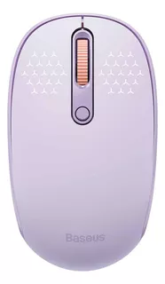 Baseus Mouse F01b Tri-mode Inálambrico Pórtatil Computadora Color Violeta