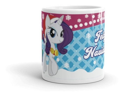 Mug Personalizado Feliz Navidad My Little Pony
