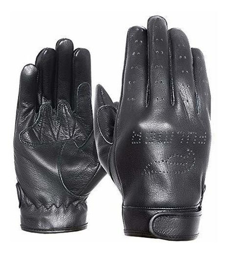 Guantes De Cuero Ligeros Para Moto Fulmer 552