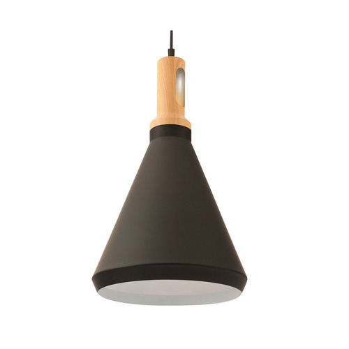 Lamparas Colgantes Leuk Kairos Nordico Madera Metal E27