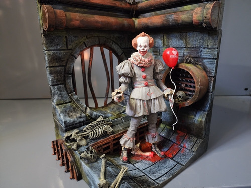 Maqueta It Pennywise Escala Neca Alcantarillado