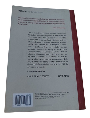 Anne Frank Diario (Usado)
