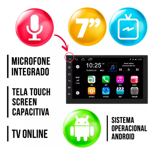 Central Multimidia Android Elantra 2014 2015 2016 Tv Gps Bt