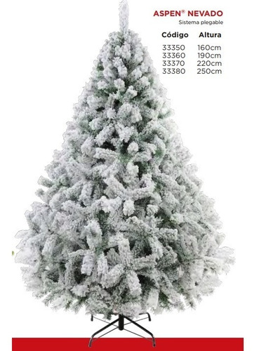 Pino De Navidad Nevado Nieve Frondoso Pachon 190 Cm