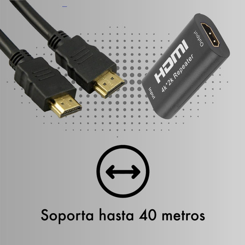 Extensor Alargue Hdmi Directo 40 Metros 4k 2k