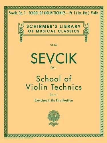 School Of Violin Technics, Op. 1  Book 1 : Otakar Sevcik (*)