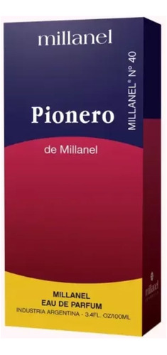Millanel, Perfume Masculino N° 40, Pionero, 100 Ml.