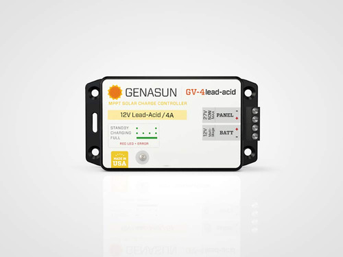 Genasun Controlador Carga Solar Gv-4-pb-12v 4 Mppt Para 12