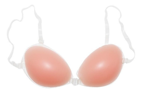 Brasier De Silicona Push Up (strapless+tiras)