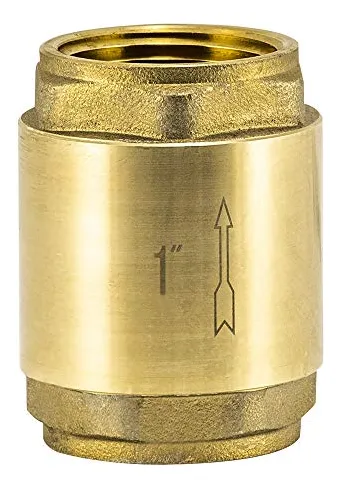 Vlvula De Retencin En Lnea Ez-flo, 1puLG Ips, Resorte De Ace