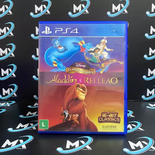 Jogo Disney Classic Games: Aladdin E O Rei Leão Disney - PlayStation 4