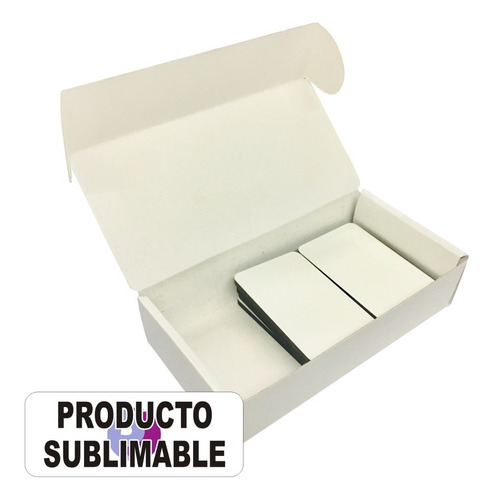 Memo Test Juego Sublimable 10 Fichas Mdf 3mm Pack 5 Unidades