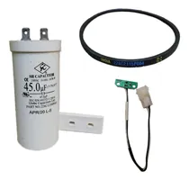 Comprar Capacitor 45 Mf, Sensor De Peso Y Banda P\u002Flavadora Mabe 
