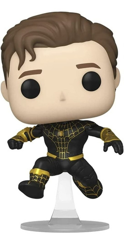 Funko Pop! Nwh - Spiderman Black And Gold Unmasked #1073