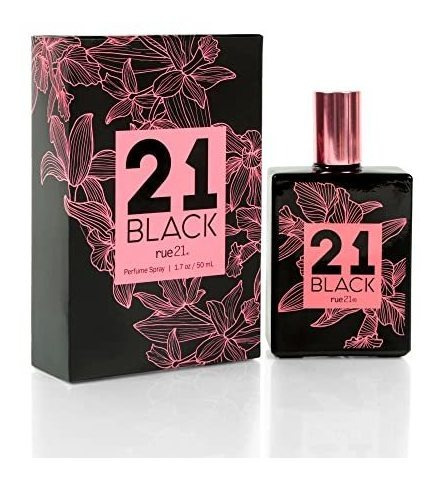 21 Negro Por Rue 21 Eau De Parfum Mujer Perfume Spray 8f3yr