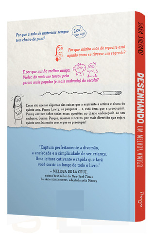 Livro Desenhando um Melhor Amigo de Sara Shepard Capa Mole em Português Editora Rocco
