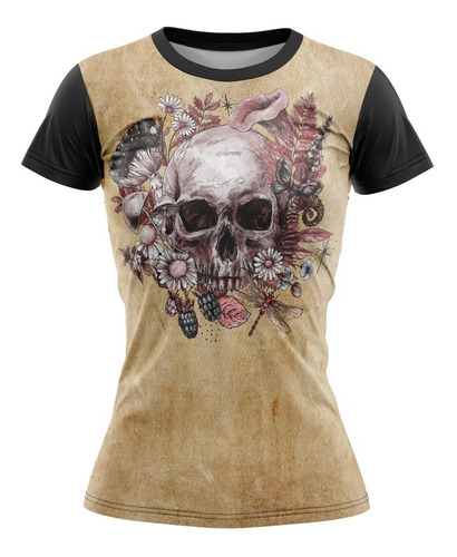 Playera/ Blusa Mujer Terror Halloween Vintage Full Print