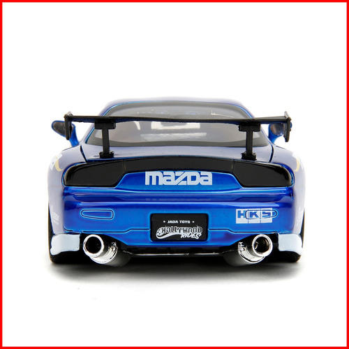 Jada Street Fighter Chun-li - 1993 Mazda Rx-7 1:24